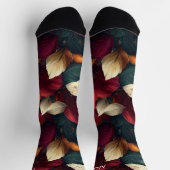 深いの秋とバはっきりしたル離れグンディと金ゴールド ソックス (上部)