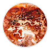 深いの秋を石にセット セラミックノブ (正面)