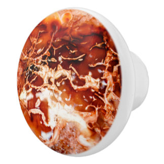 深いの秋を石にセット セラミックノブ