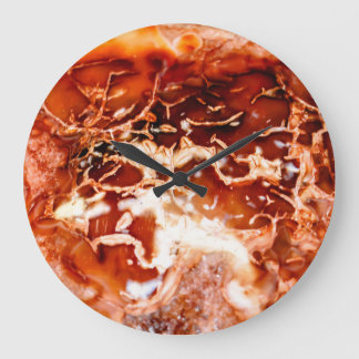 深いの秋を石にセット ラージ壁時計