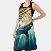 深いの青い海と日光の中でサメ エプロン (インサイチュ)