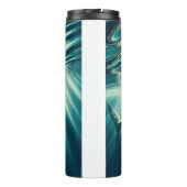 深いの青い海と日光の中でサメ タンブラー (裏面)