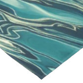 深いの青い海と日光の中でサメ テーブルクロス (アングル)