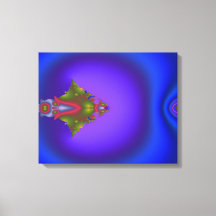 深いの青みを帯びたフラクタル