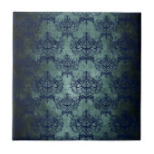 深いの青 タイル (正面)