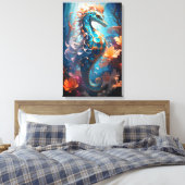 深いの魅惑 キャンバスプリント (インサイチュ (寝室))
