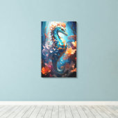 深いの魅惑 キャンバスプリント (インサイチュ (ウッドフロア))