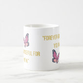 深いへの感謝と母親への愛を伝える コーヒーマグカップ (中央)