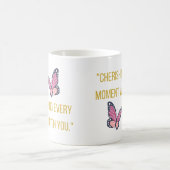 深いへの感謝と母親への愛を伝える コーヒーマグカップ (中央)