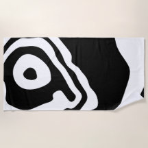 深いへ：抽象芸術ブラック&ホワイト