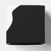 深いへ：抽象芸術ブラック&ホワイト フェイバーボックス (上部)