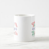 深いを吸う コーヒーマグカップ (中央)