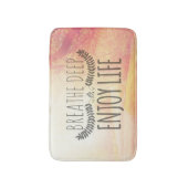 深いを呼吸して下さい バスマット (正面縦)