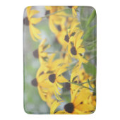 深いイエローフローラ写真 バスマット (正面縦)