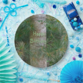 深いインザパインズハッピーバースデー ペーパープレート (パーティー)