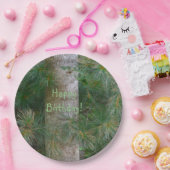 深いインザパインズハッピーバースデー ペーパープレート (パーティー)