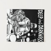 深いインダークネスヴィンテージ漫画死神の芸術 タペストリー (正面(横))