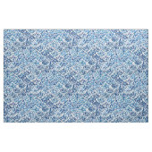 深いインディゴの水彩画の魚スケール尋の ファブリック (ファットクウォーター)