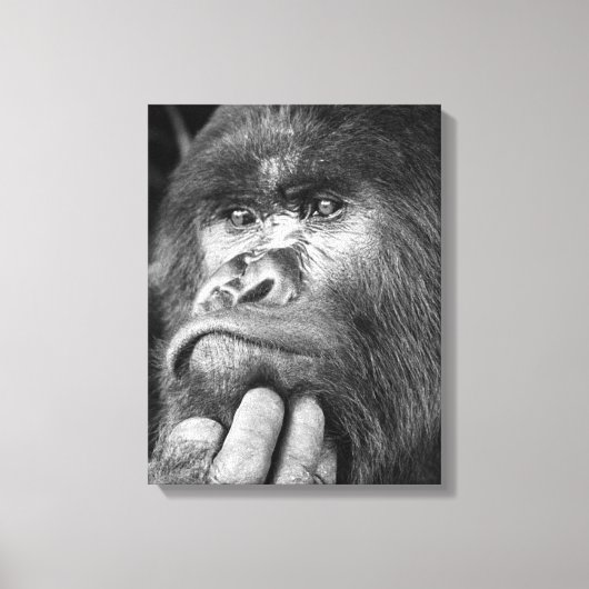 深いインGorilla Canvas Print キャンバスプリント (正面)