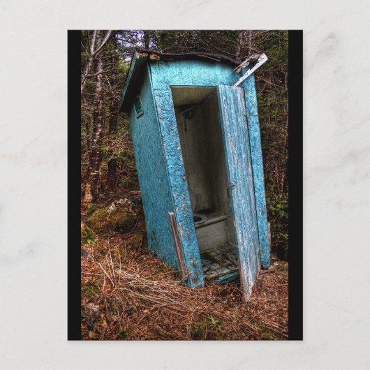 深いウッズピットストップ ポストカード (正面)