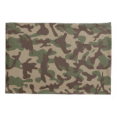 深いウッドカモフラージュ 枕カバー (裏面-左)