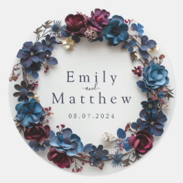 深いウッドランドロマ結婚ンス ラウンドシール