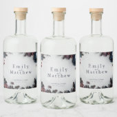 深いウッドランドロマ結婚ンス リキュールボトルラベル (ボトル)