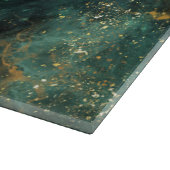 深いエメラルドエレガント  カッティングボード (角)