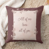 深いエレガントさくらんぼレッドスパークルフレームバレンタイン クッション (ブランケット)