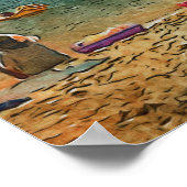 深いクリークレイクポスター ポスター (角)