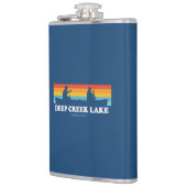 深いクリークレイクメリーランドカヌー フラスク (左)