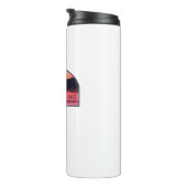 深いクリークレイクメリーランドレッドサンライズ タンブラー (回転右)