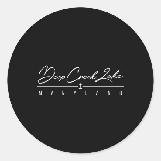 深いクリークレイクMd ラウンドシール (正面)