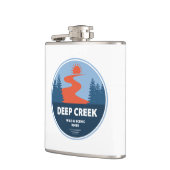 深いクリークワイルドアンドシーニックリバーアイダホ フラスク (左)