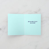 深いグリーティングカード カード (内部)