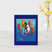 深いグリーティングカード カード (黄色い花)