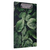 深いグリーンジャングルリーフ クリップボード (右)