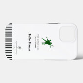 深いグリーンI PDDバレエピアニスト Case-Mate iPhoneケース (裏面 (横))
