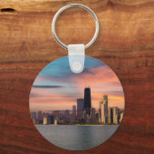 深いサンセットシカゴ キーホルダー (正面)