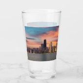深いサンセットシカゴ タンブラーグラス (裏面)