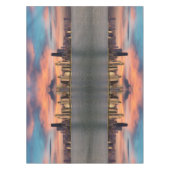 深いサンセットシカゴ テーブルクロス (正面)