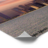 深いサンセットシカゴ ポスター (角)