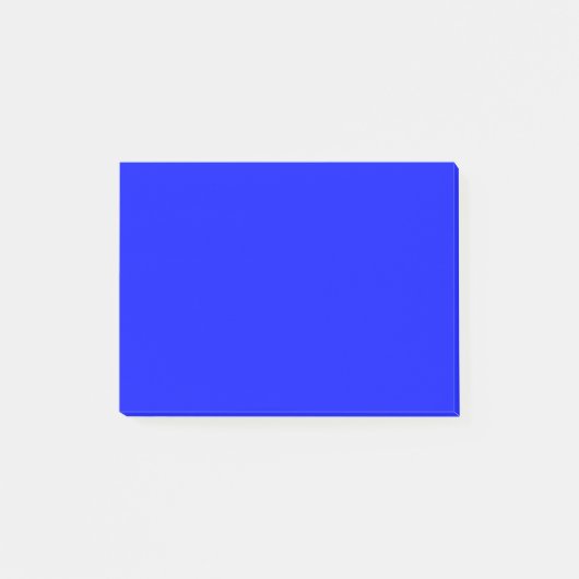 深いシンプルブルー ポストイット (正面)