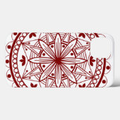 深いシンプルレッドマンダレエ Case-Mate iPhoneケース (裏面 (横))