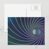 深いシーらせん状はがき ポストカード (正面/裏面)
