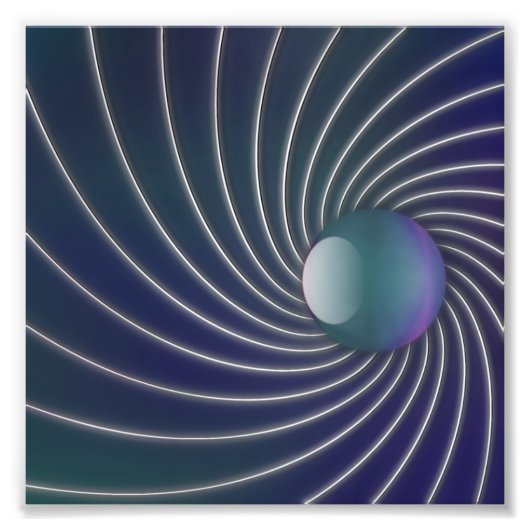 深いシーらせん状フォトプリント フォトプリント            (正面)