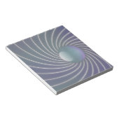 深いシーらせん状メモ帳 ノートパッド (アングル)