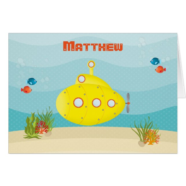 深いシーイエローサブマリン (正面横)