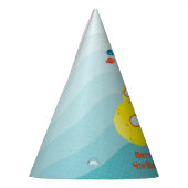 深いシーイエローサブマリン パーティーハット (左)