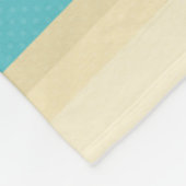 深いシーイエローサブマリン フリースブランケット (角)